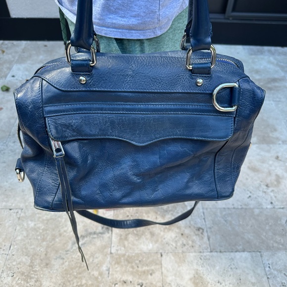 Rebecca Minkoff Navy Blue Pebbled Leather - Picture 4 of 16